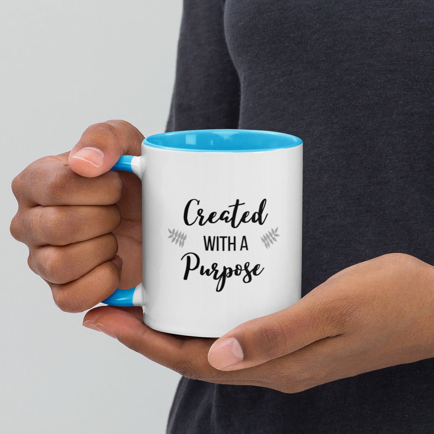 Created With A Purpose Mug with Color Inside
