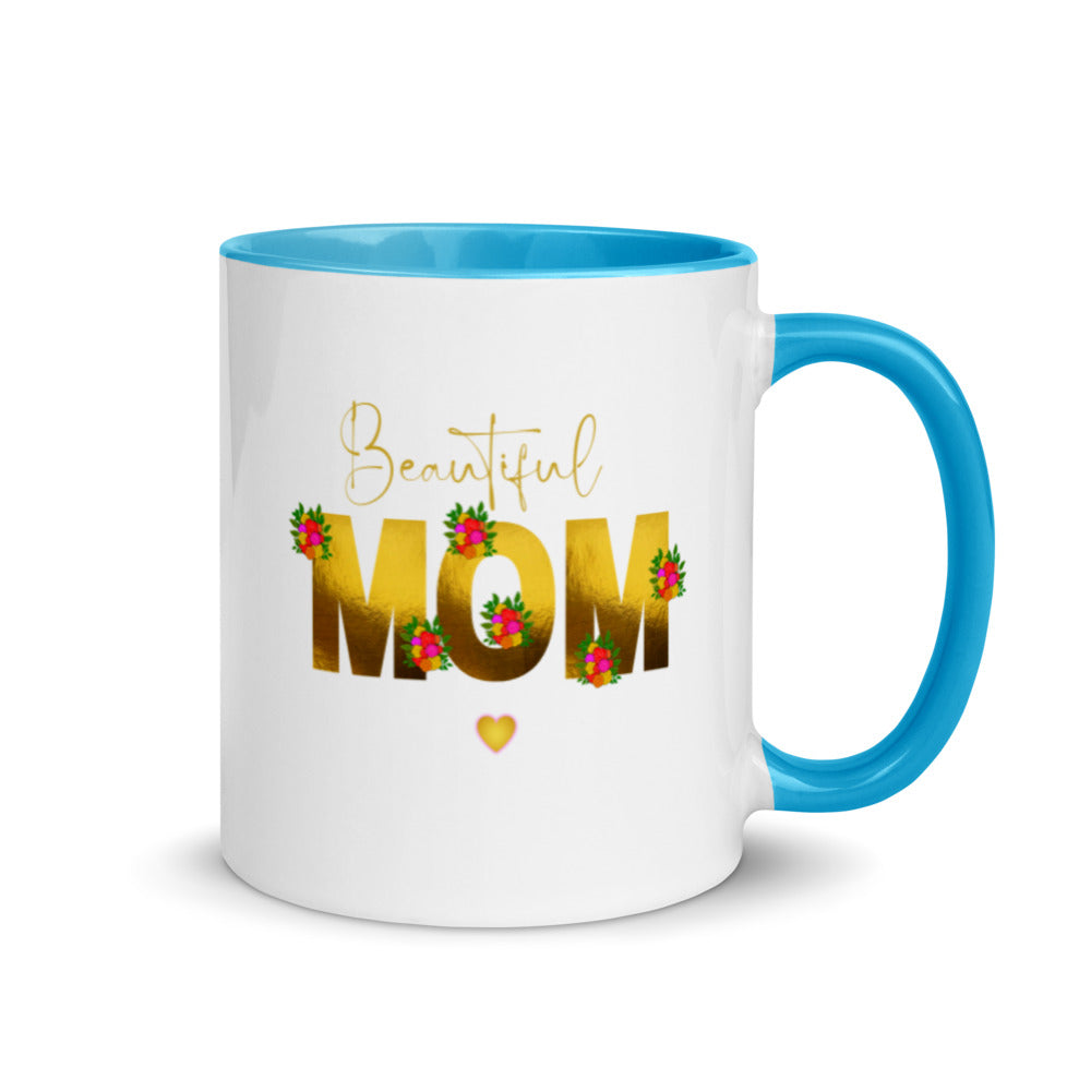 Mothers Day Presents - Mug Beautiful Mom Mum
