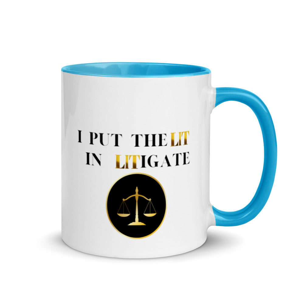 Lawyer Coffee Mug, I Put The Lit In Litigate, Ideal Gift For, Lawyer, Future Lawyer, Litigation, Litigator
