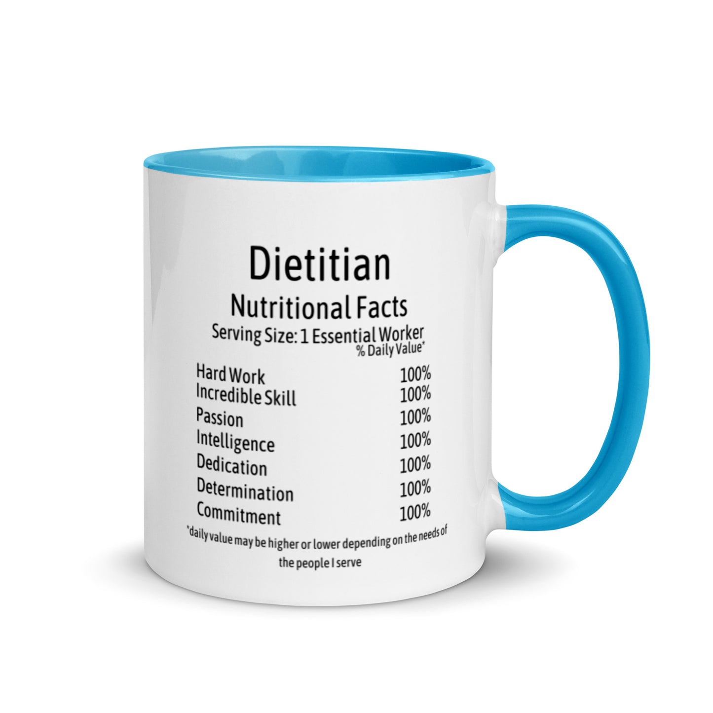 Dietitian Mug with Color Inside