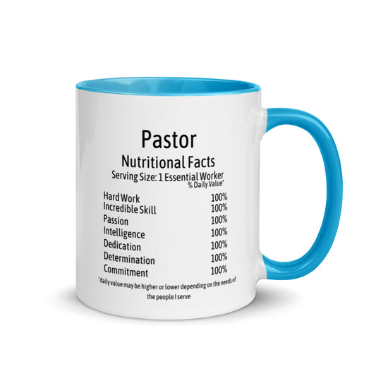Pastor Mug with Color Inside