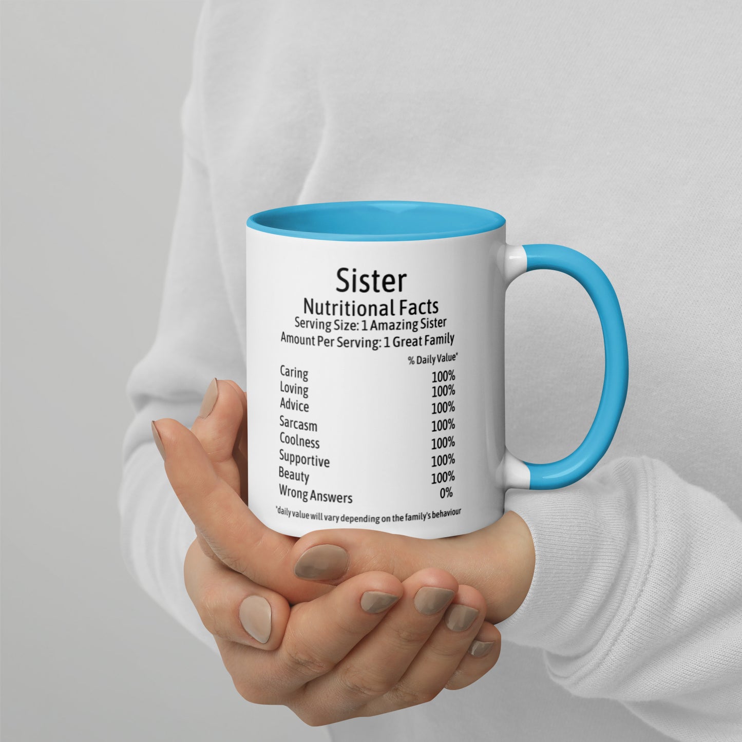 Sister Mug with Color Inside
