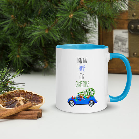Driving Home For Christmas Mug Two Tone