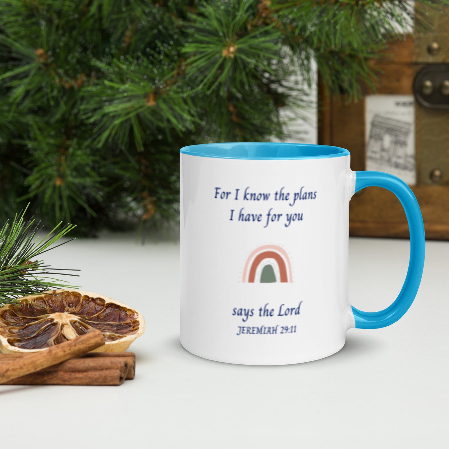 Jeremiah 29 11 Mug Two Tone, For I Know