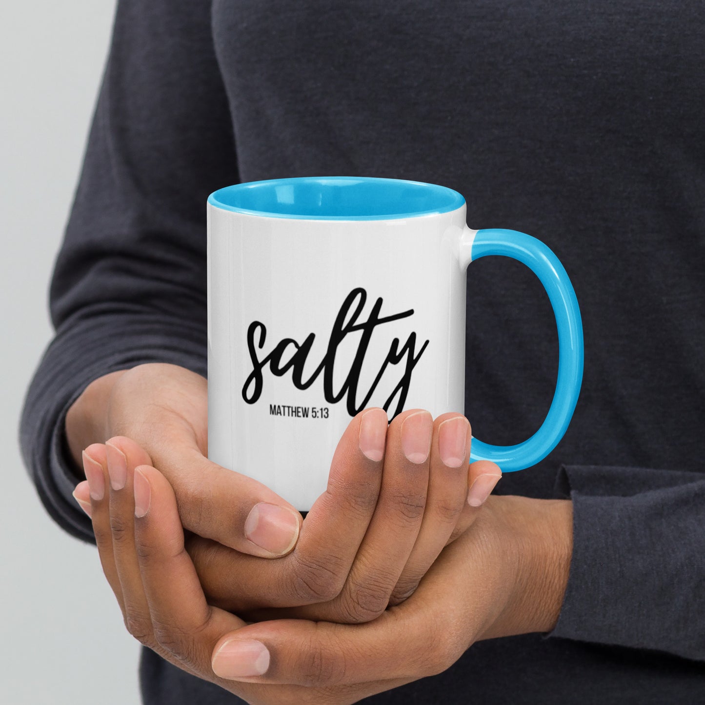Matthew 5:13 Salty Mug with Color Inside