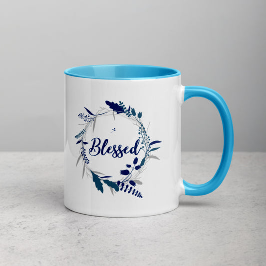Blessed Mug with Color Inside