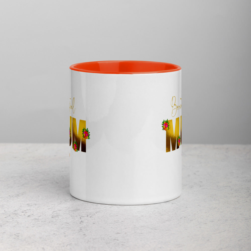 Mothers Day Presents - Mug Beautiful Mom Mum