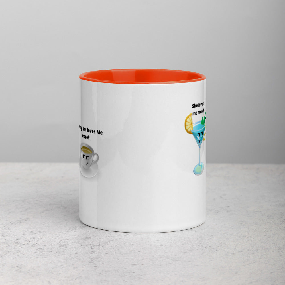 Cocktail And Coffee Mug, Two Tone, Cocktail Lover Gift, Coffee Lover, Coffee Gift, Cocktail Gifts, Cocktail Vs Coffee, Love Coffee, Love Cocktail