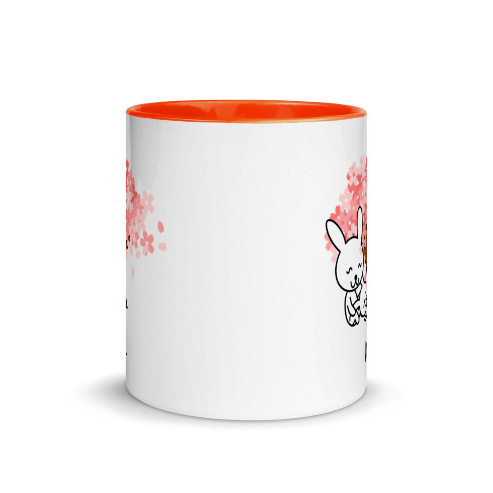 Mother Gift - Personalised Cherry Blossom & Bunny Mug
