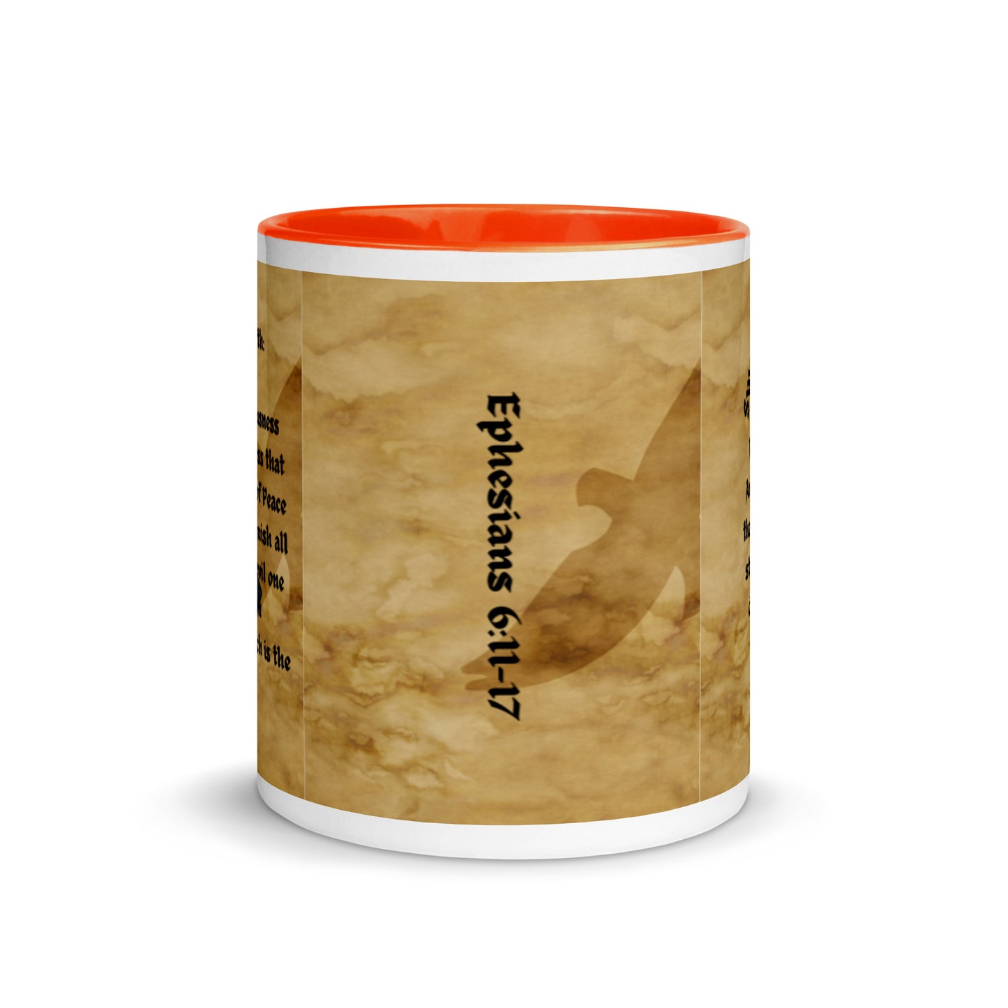 Ephesians 6:11-17 Mug with Color Inside, Put On The Full Armour