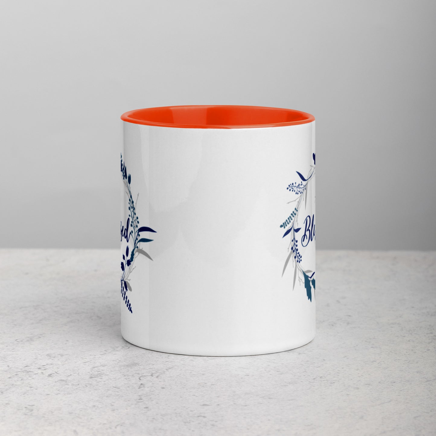 Blessed Mug with Color Inside