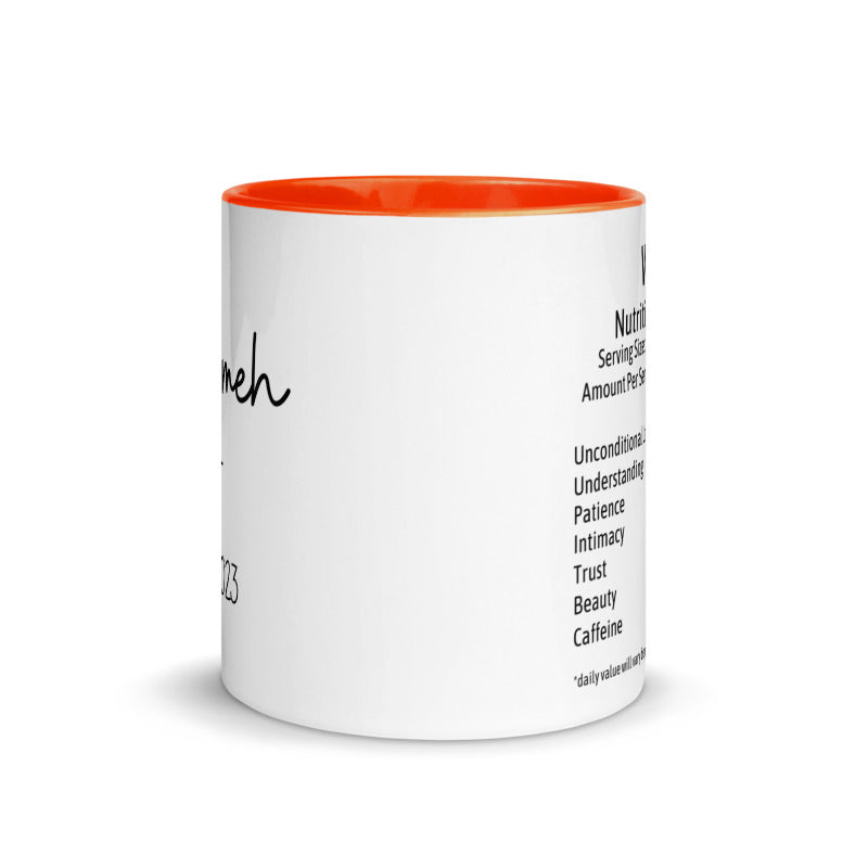 Personalised Mrs Mug Two Tone