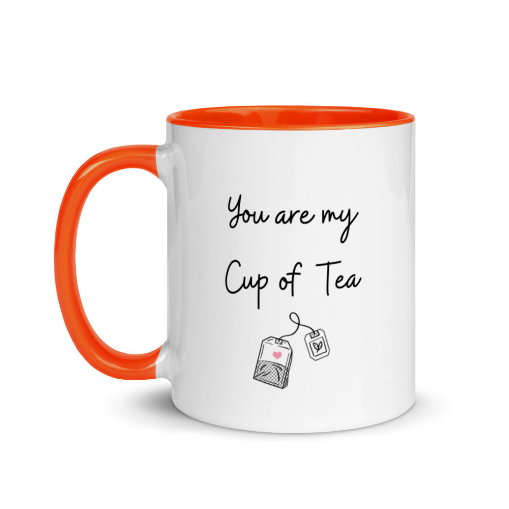 You're My Cup Of Tea Mug, Gift For Tea Lovers, Friends, Employees, Birthday Present, Tea Lover Mug, funny Tea Gift, Gifts for Him, Gifts For Her, Boyfriend, Girlfriend Gift, Two Tone Funny Mug, Coffee Mug
