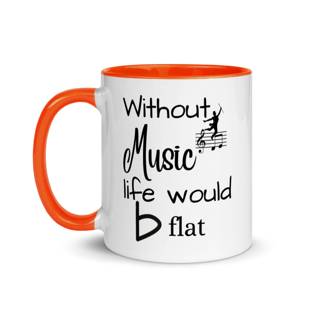 Musician Gift - Without Music Life Would B Flat