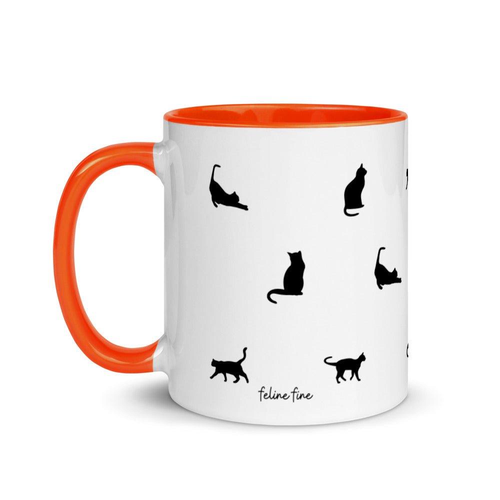 Cat Gift - Black Cat Mug With Pun