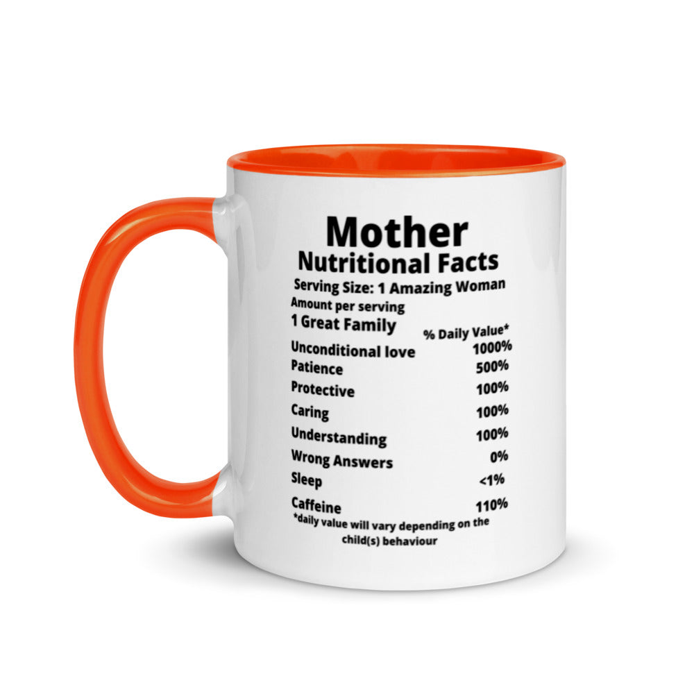 Mother Gift - Mother Mug With Nutritional Facts