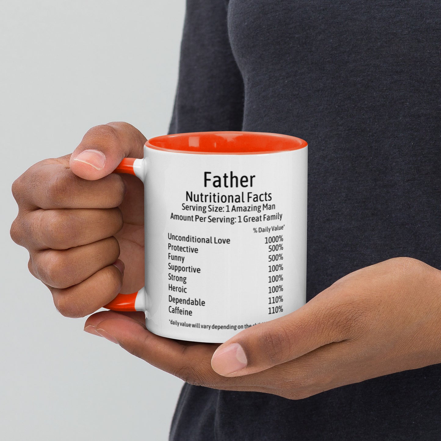 Father Mug Two Tone Nutrition Facts