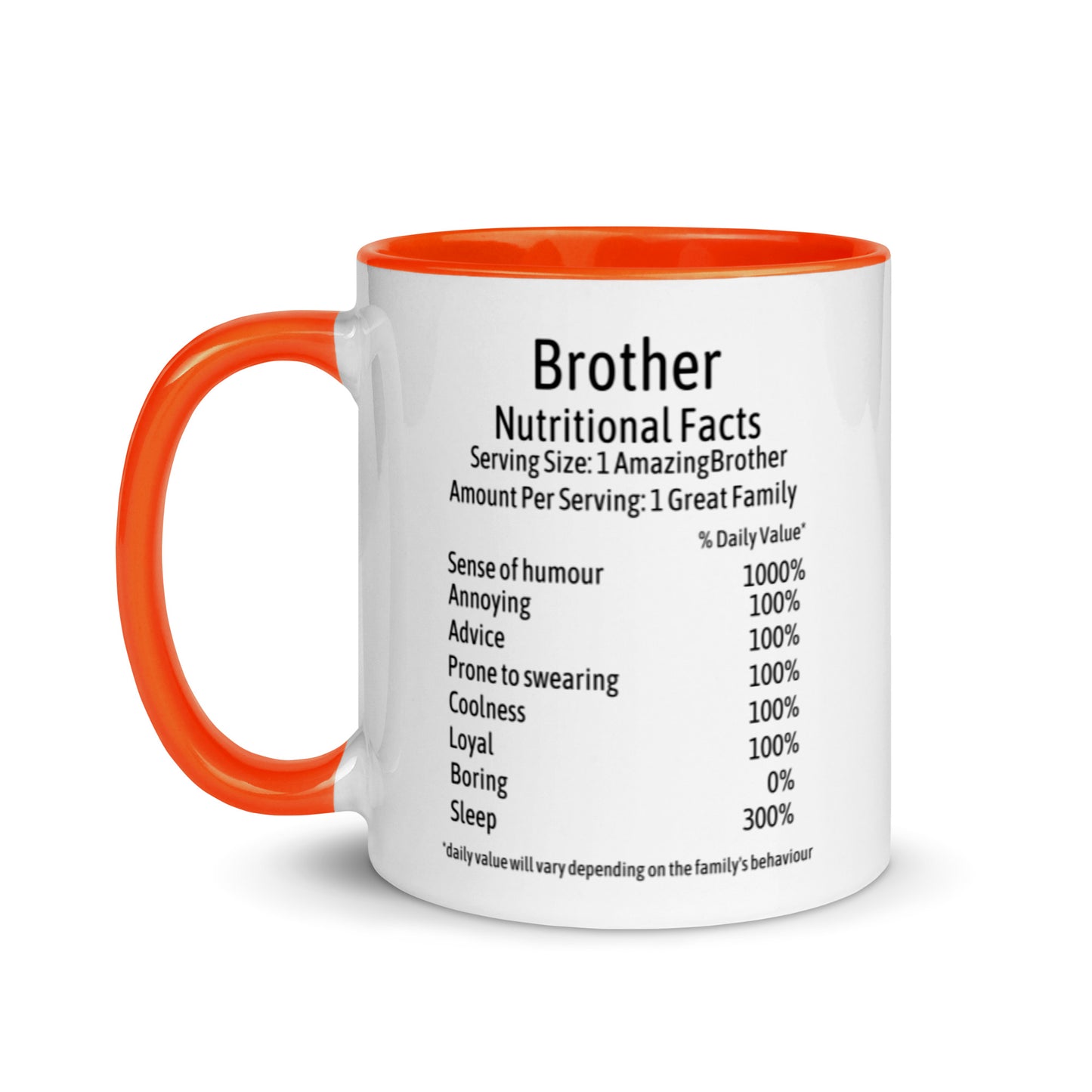 Brother Mug with Color Inside