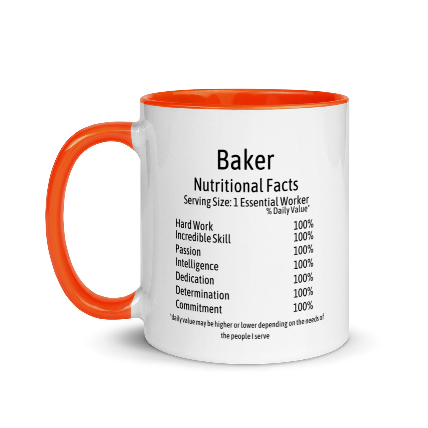 Baker Mug with Color Inside