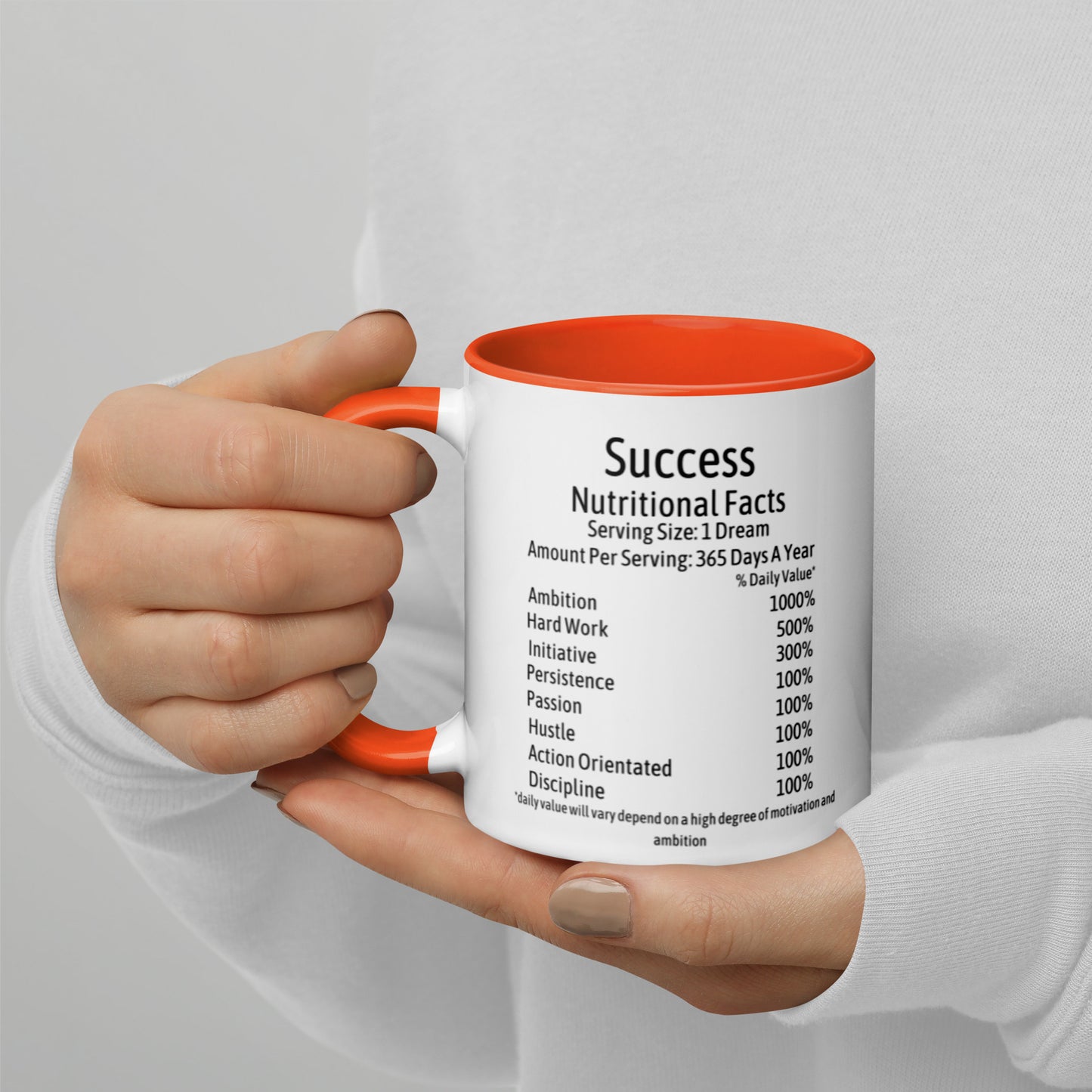 Success Mug with Color Inside