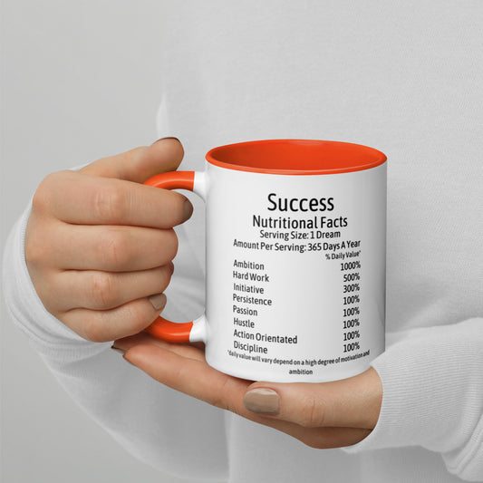 Success Mug with Color Inside