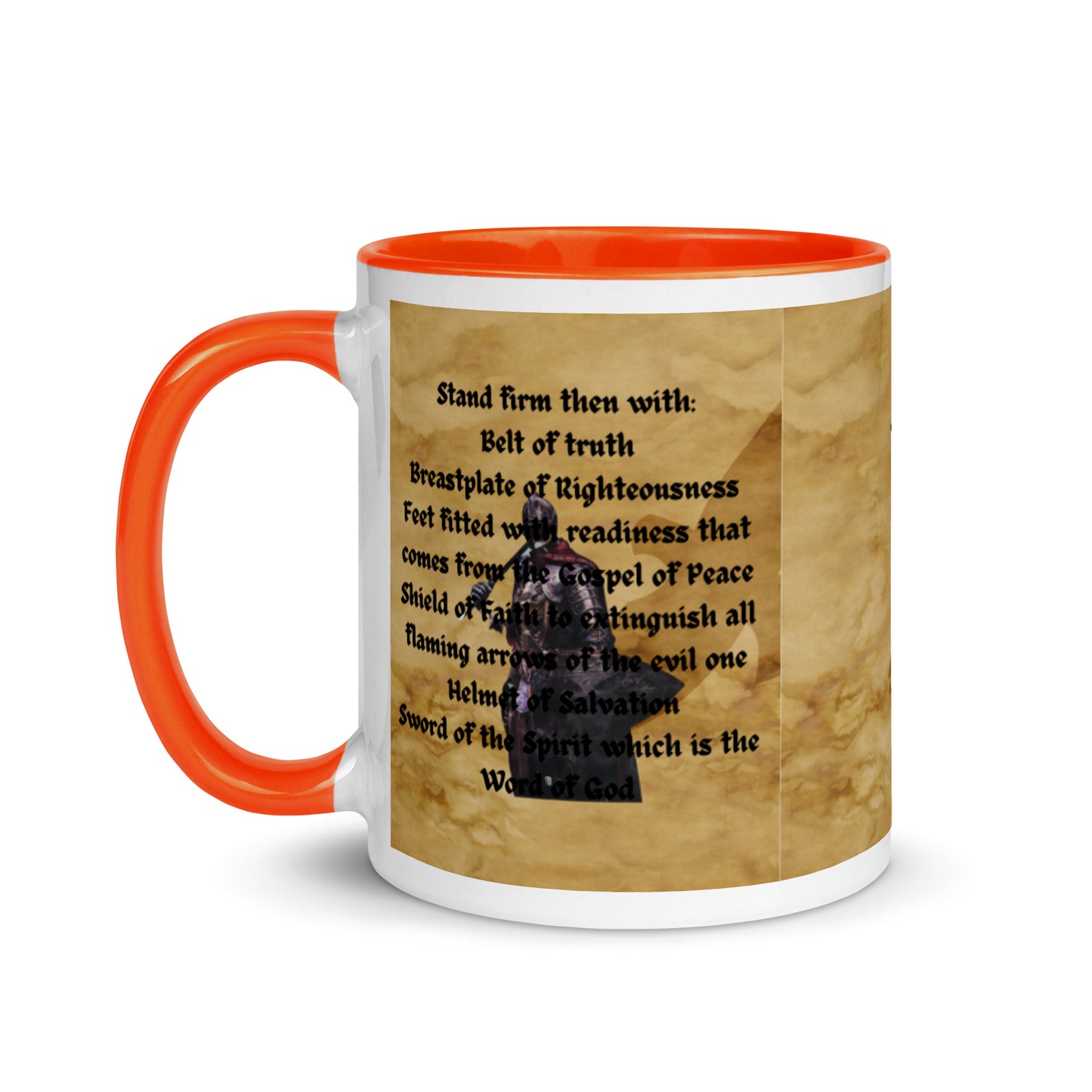 Ephesians 6:11-17 Mug with Color Inside, Put On The Full Armour