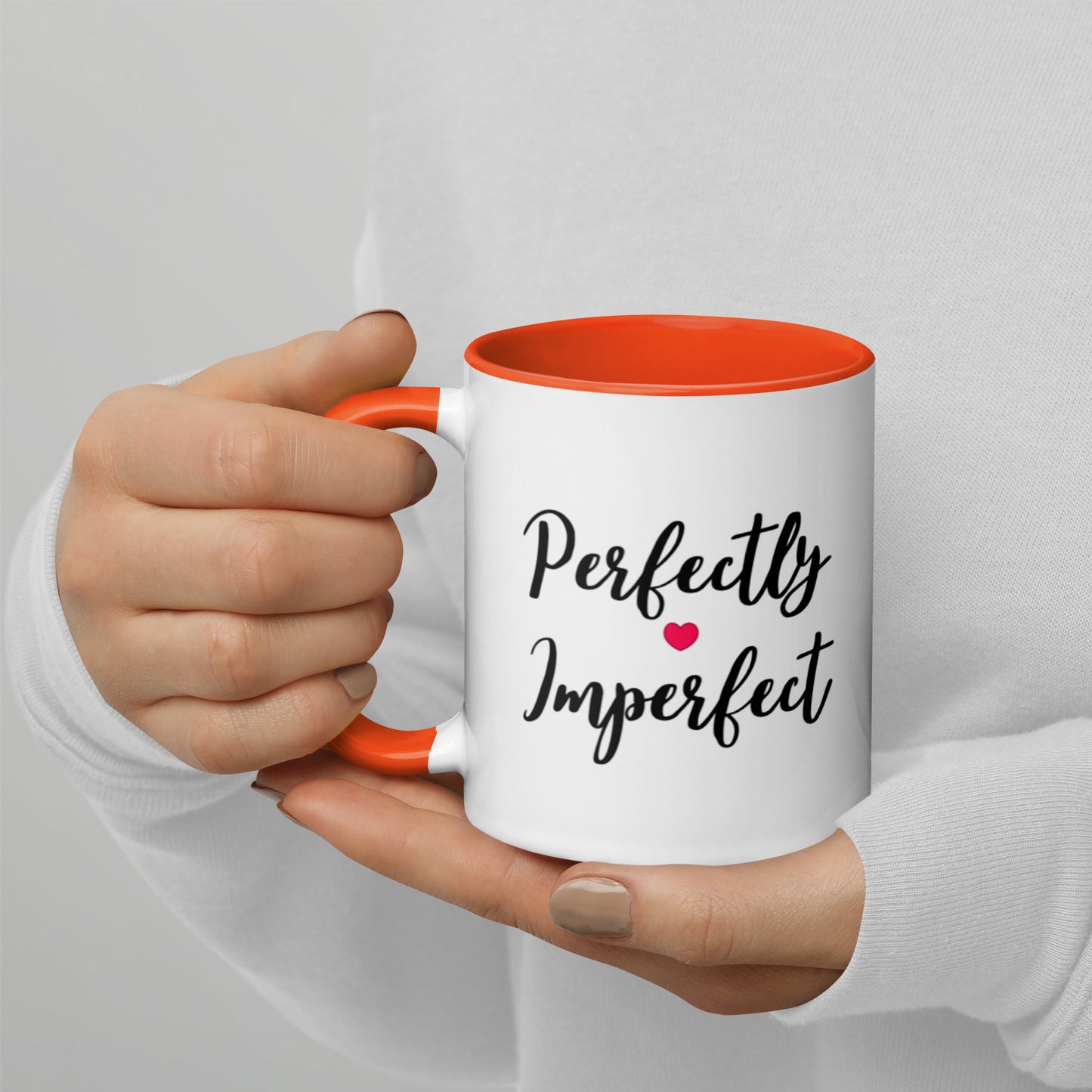 Perfectly Imperfect Mug with Color Inside