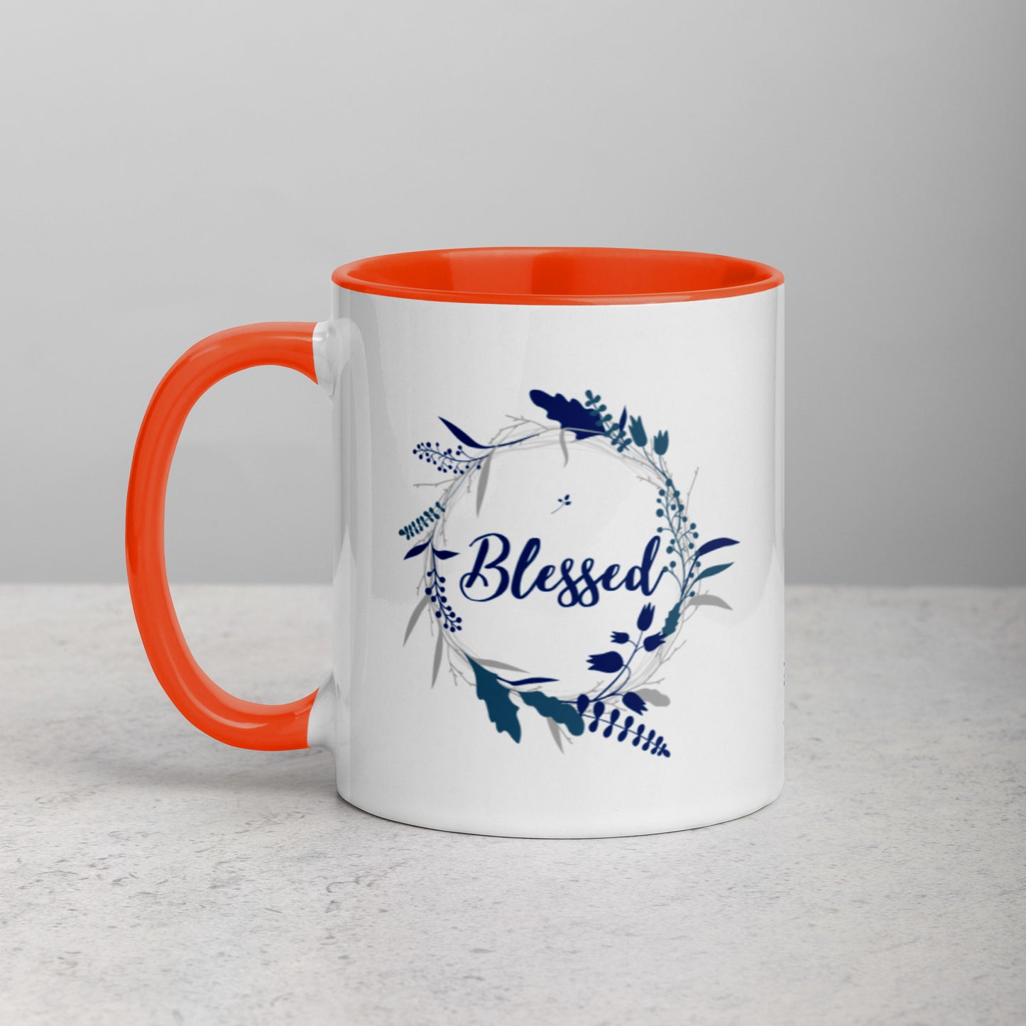Blessed Mug with Color Inside