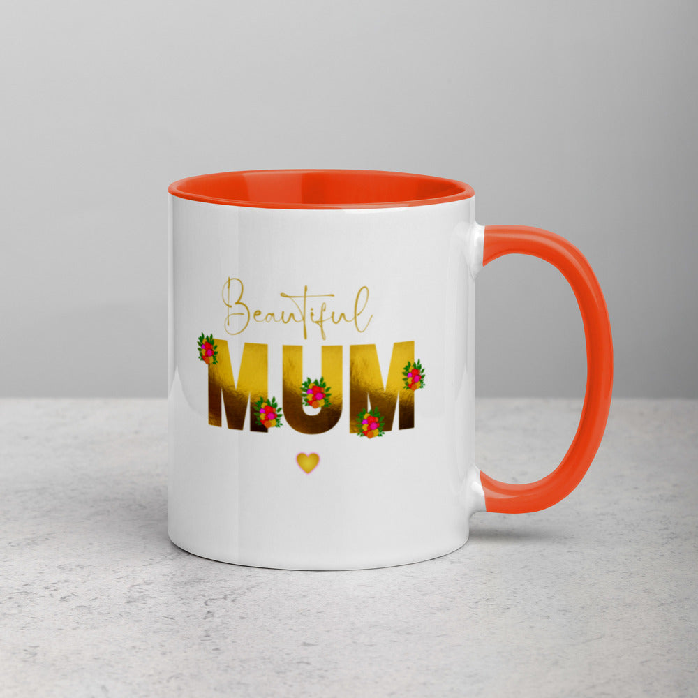 Mothers Day Presents - Mug Beautiful Mom Mum