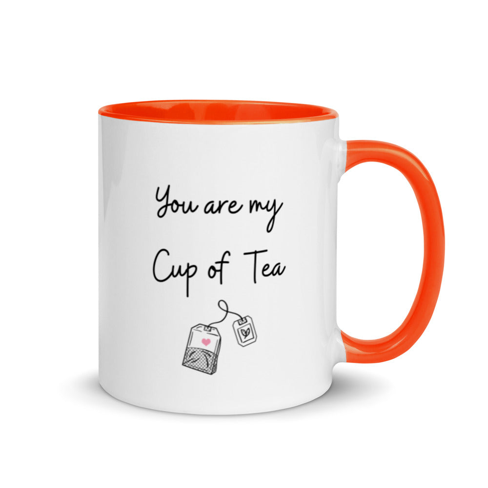 You're My Cup Of Tea Mug, Gift For Tea Lovers, Friends, Employees, Birthday Present, Tea Lover Mug, funny Tea Gift, Gifts for Him, Gifts For Her, Boyfriend, Girlfriend Gift, Two Tone Funny Mug, Coffee Mug