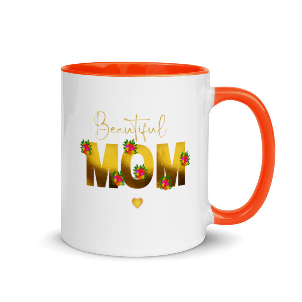 Mothers Day Presents - Mug Beautiful Mom Mum