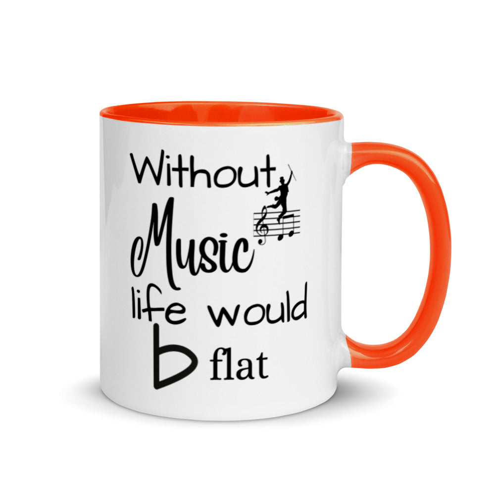 Musician Gift - Without Music Life Would B Flat
