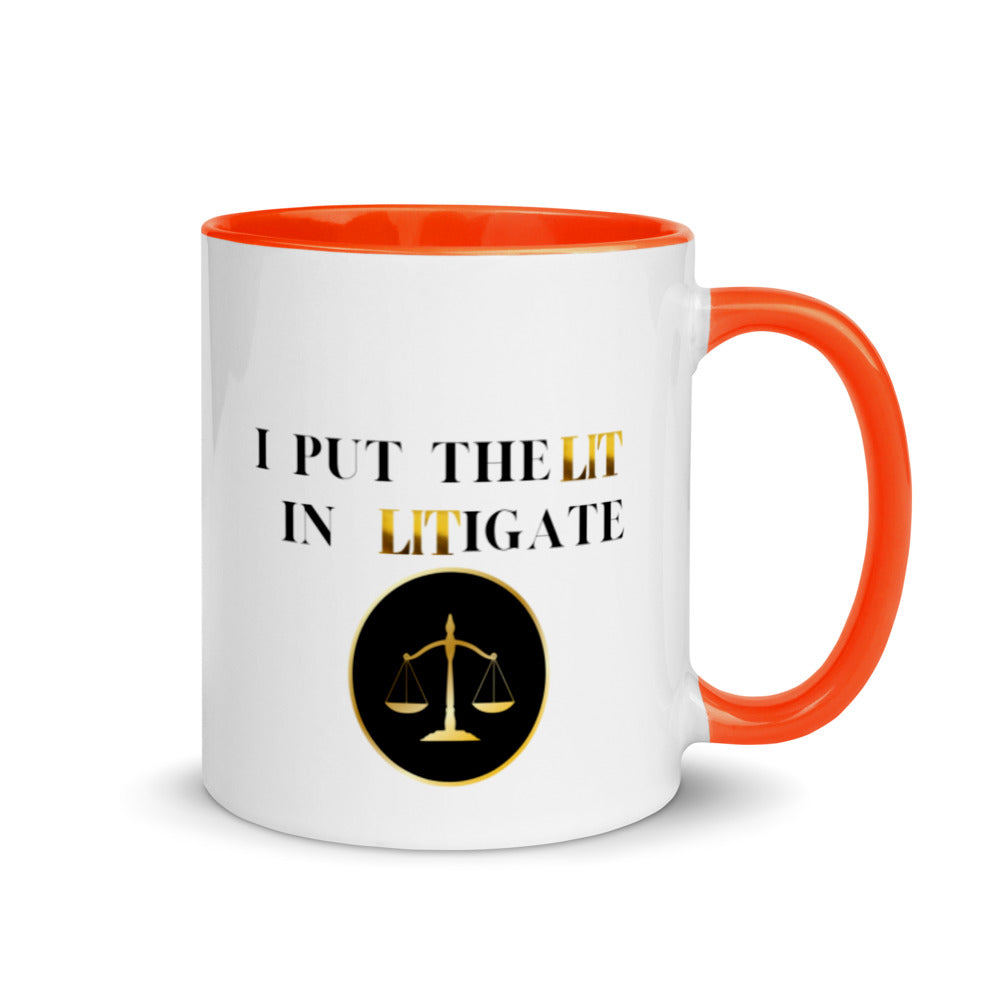 Lawyer Coffee Mug, I Put The Lit In Litigate, Ideal Gift For, Lawyer, Future Lawyer, Litigation, Litigator