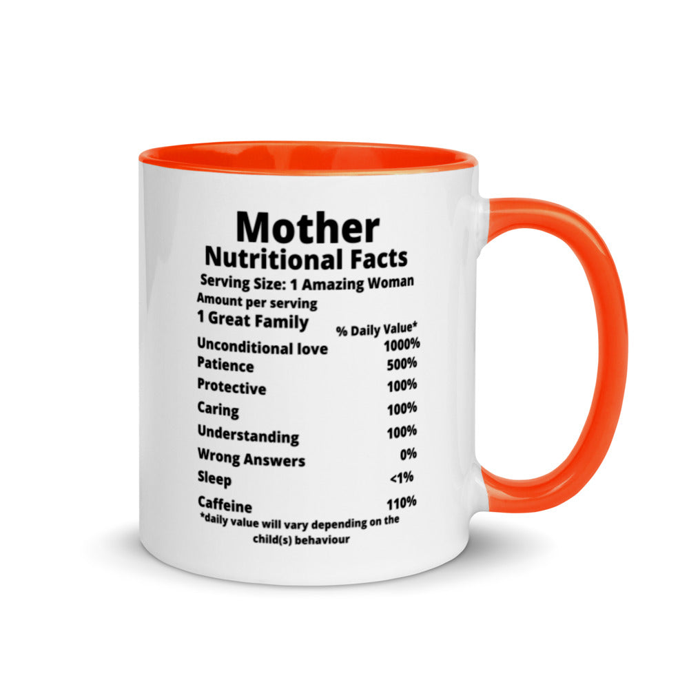 Mother Gift - Mother Mug With Nutritional Facts