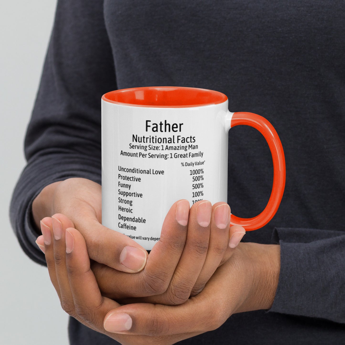 Father Mug Two Tone Nutrition Facts