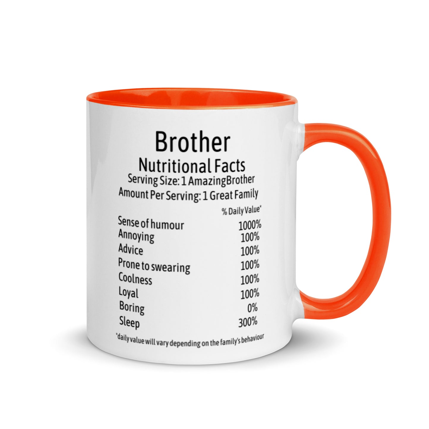 Brother Mug with Color Inside