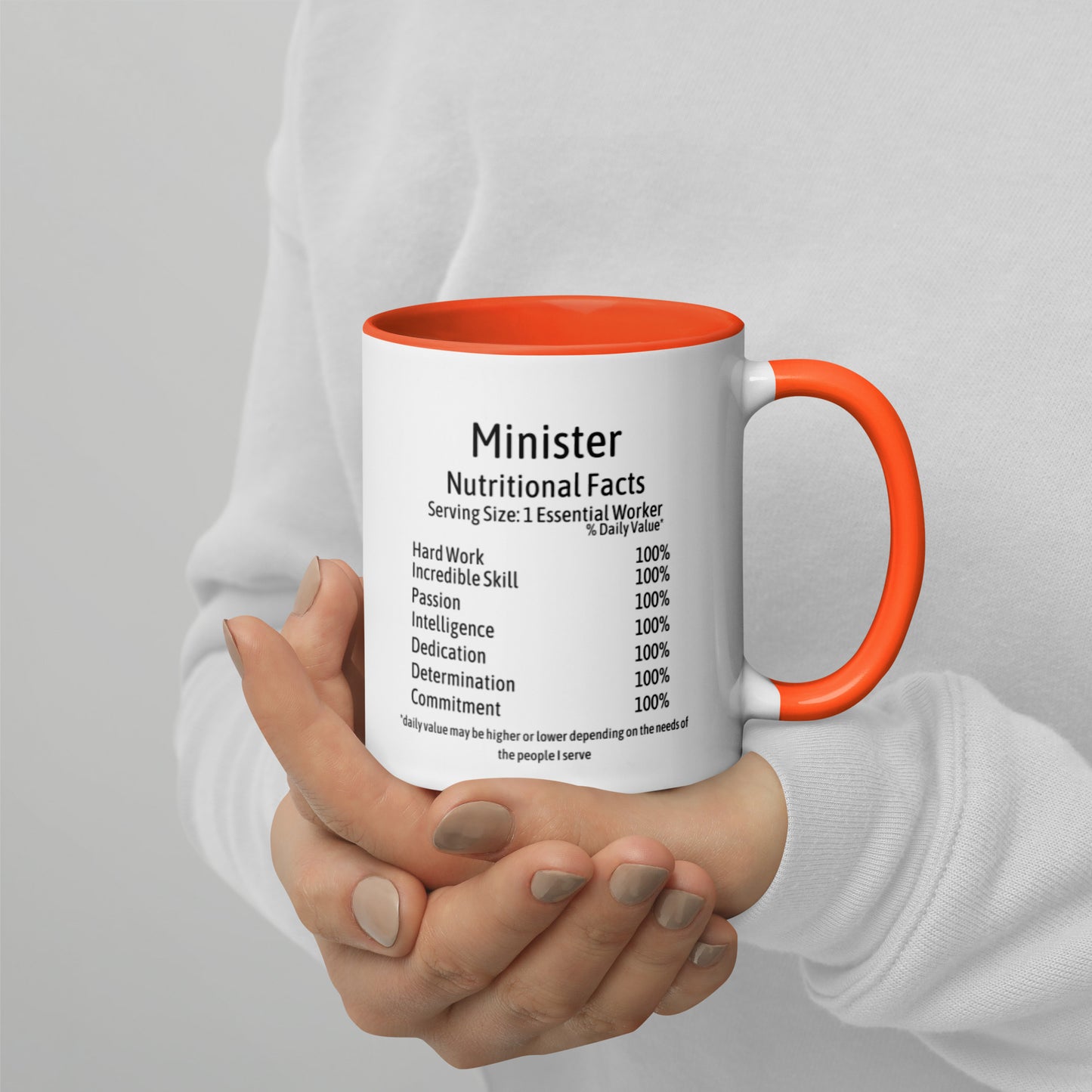 Minister Mug with Color Inside