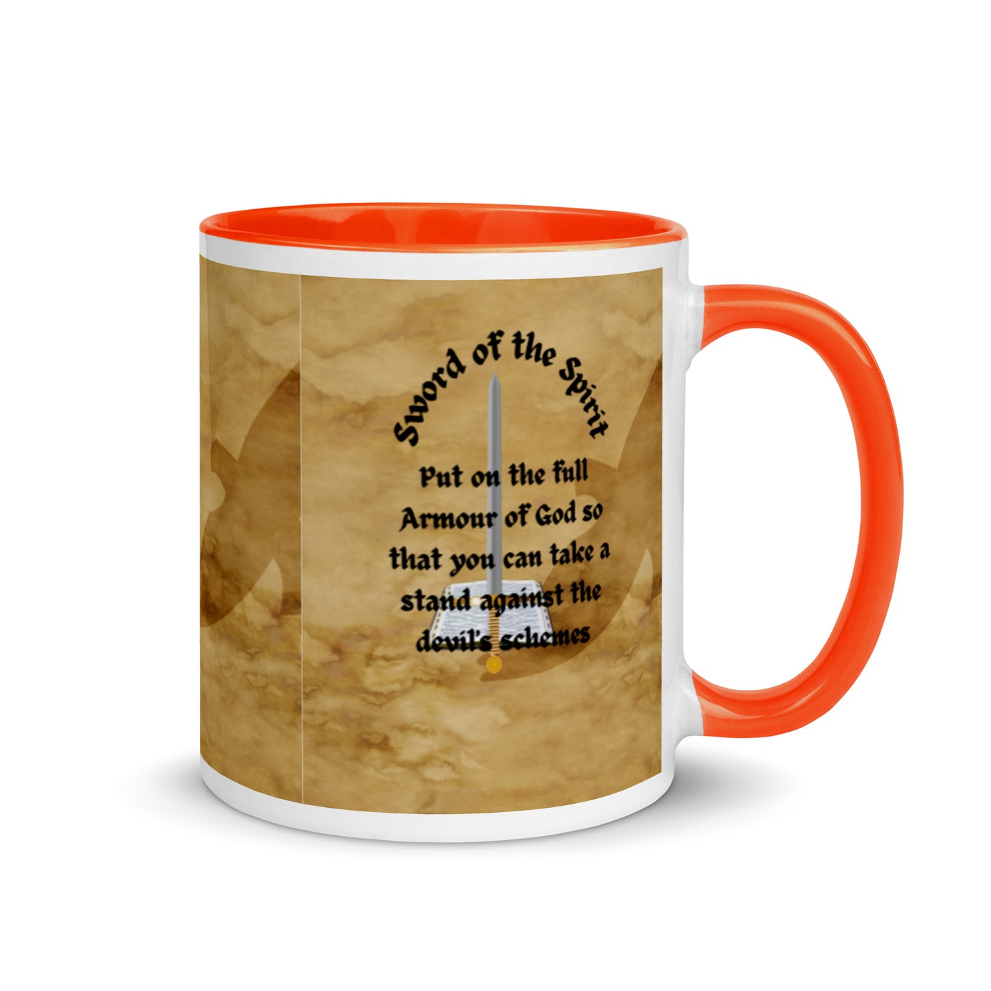 Ephesians 6:11-17 Mug with Color Inside, Put On The Full Armour