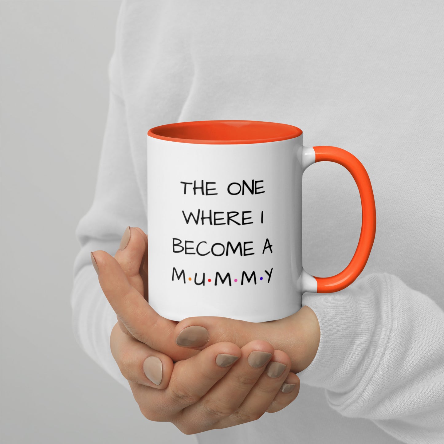 The One Where I Become A Mum Mug with Color Inside