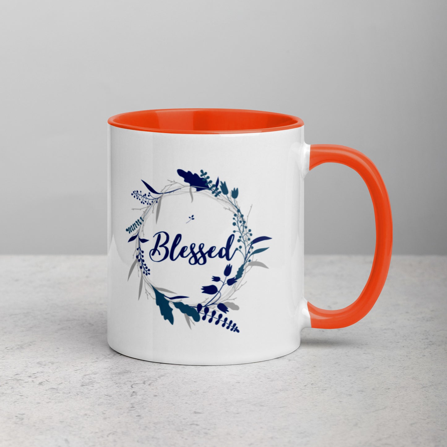 Blessed Mug with Color Inside