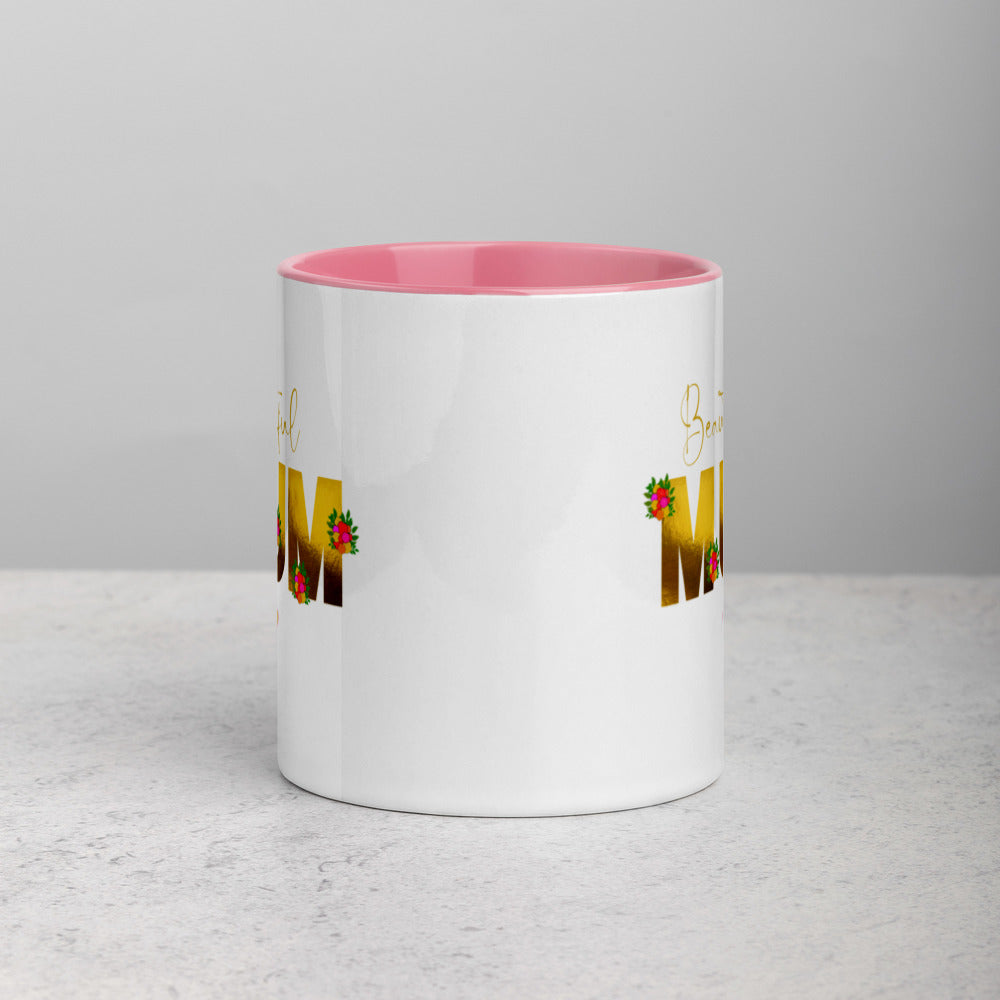 Mothers Day Presents - Mug Beautiful Mom Mum