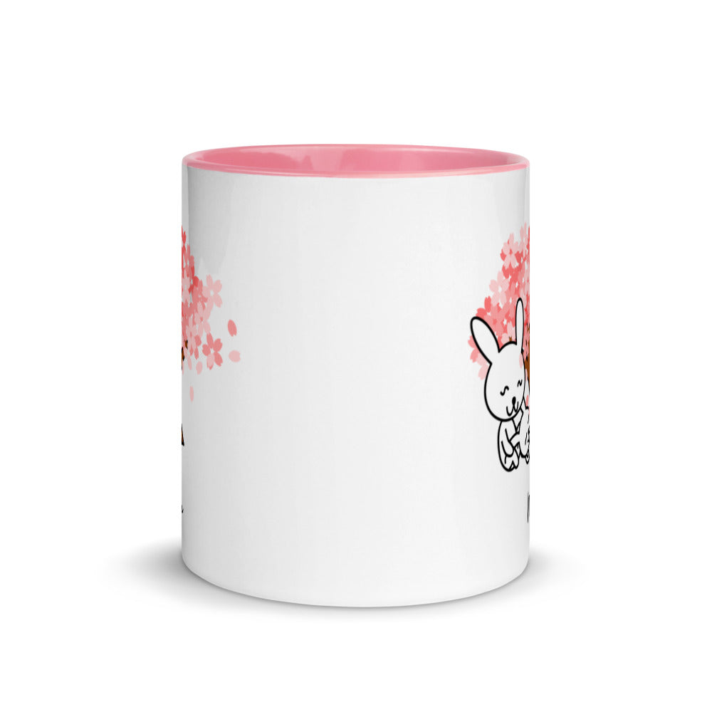 Mother Gift - Personalised Cherry Blossom & Bunny Mug