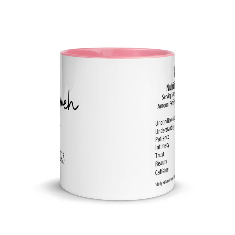 Personalised Mrs Mug Two Tone
