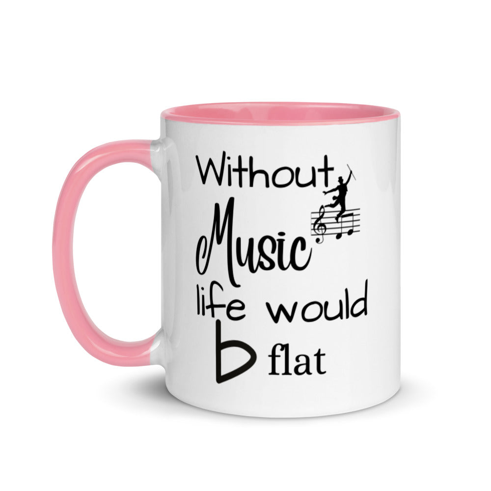Musician Gift - Without Music Life Would B Flat