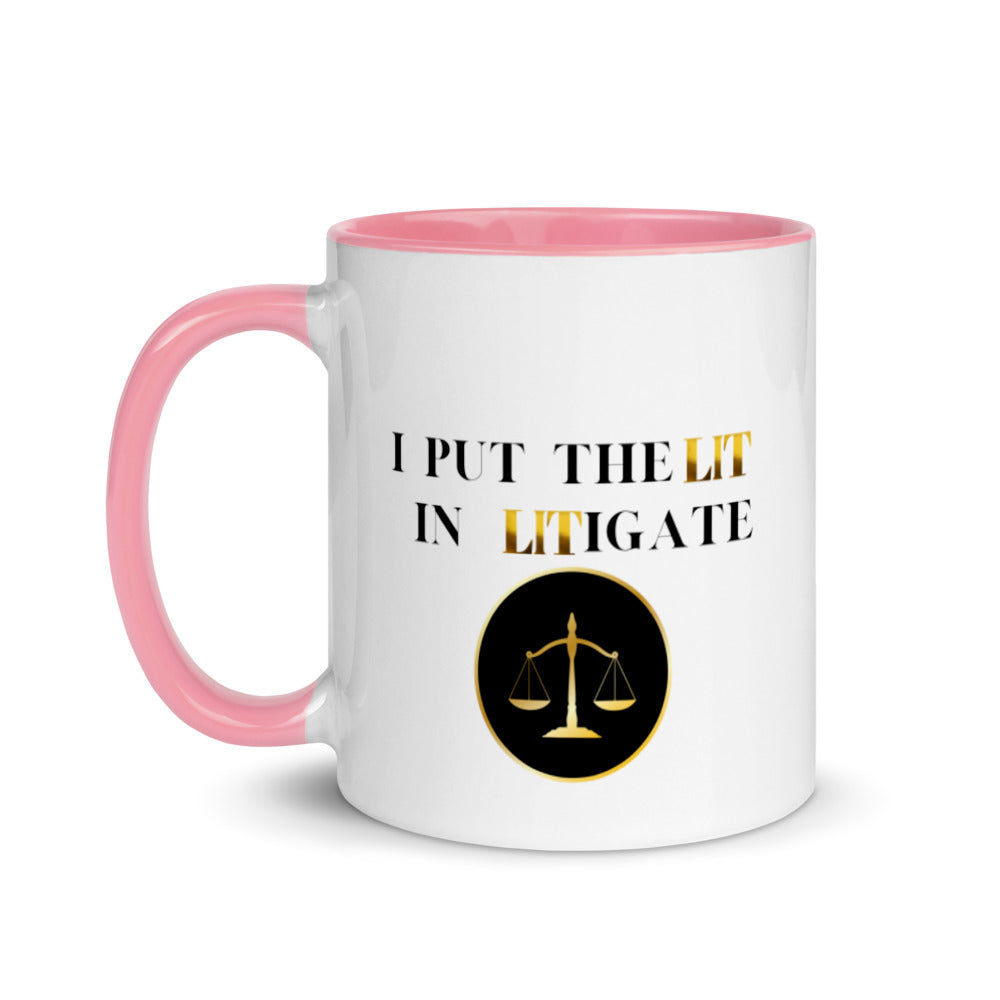 Lawyer Coffee Mug, I Put The Lit In Litigate, Ideal Gift For, Lawyer, Future Lawyer, Litigation, Litigator