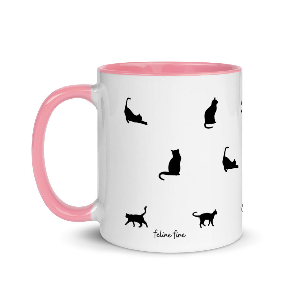 Cat Gift - Black Cat Mug With Pun