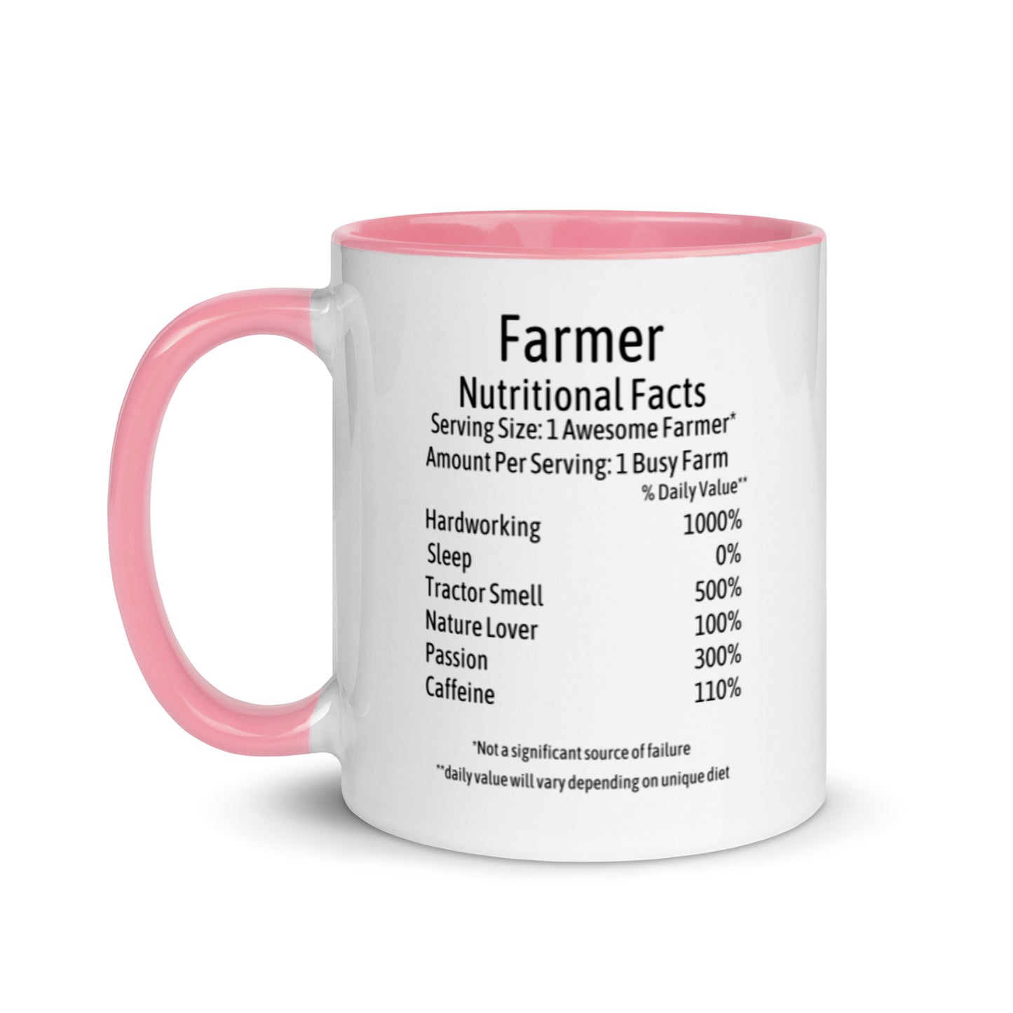 Farmer Mug with Color Inside