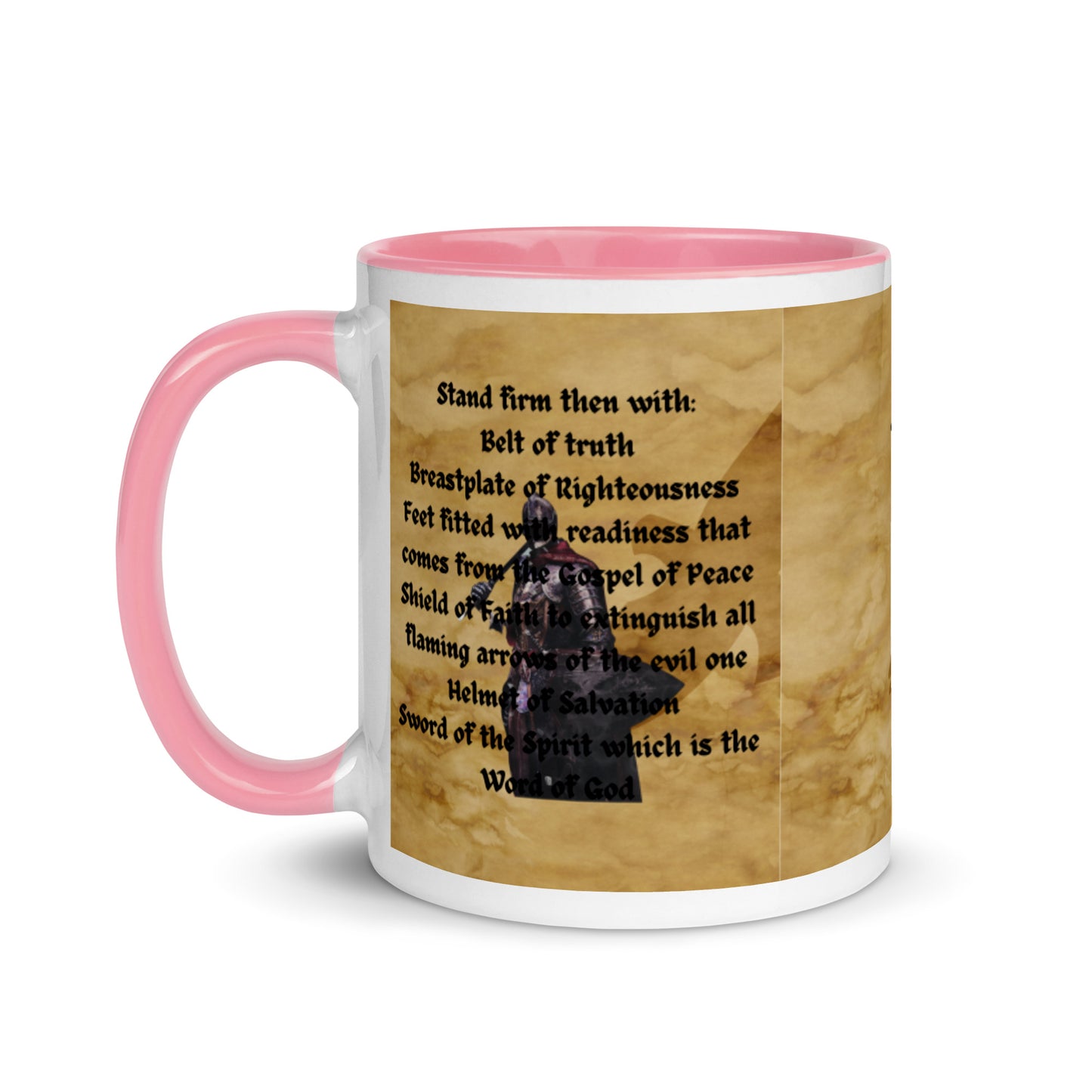 Ephesians 6:11-17 Mug with Color Inside, Put On The Full Armour