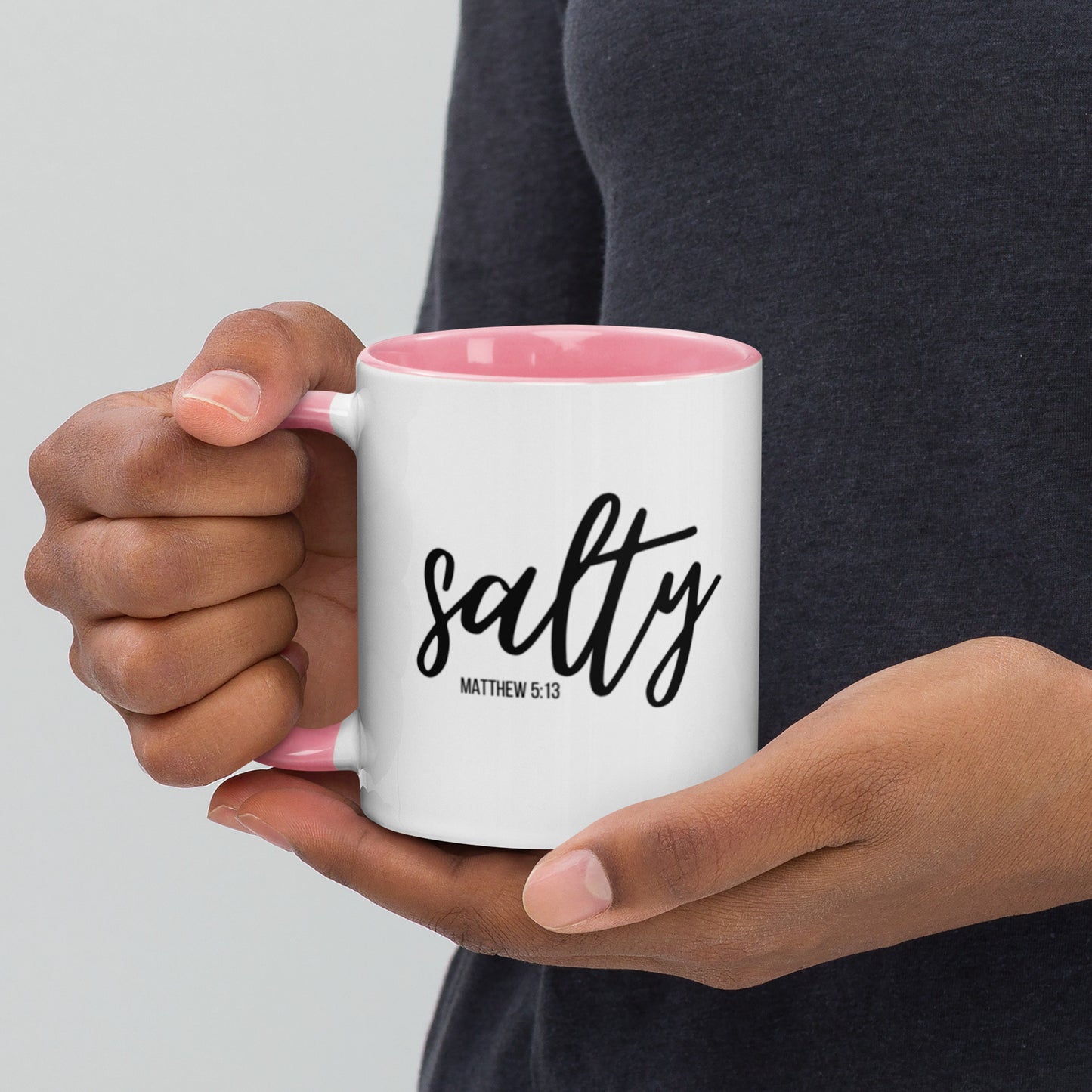 Matthew 5:13 Salty Mug with Color Inside