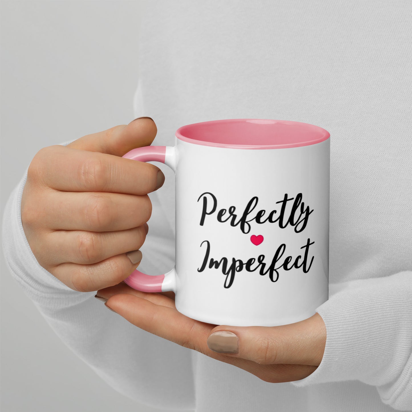 Perfectly Imperfect Mug with Color Inside